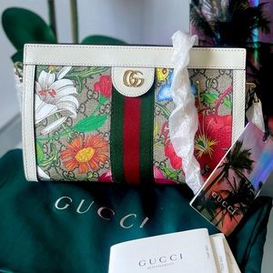 Ophidia GG Flora Small Shoulder Bag